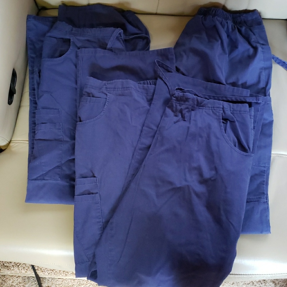 Navy blue scrub bottoms